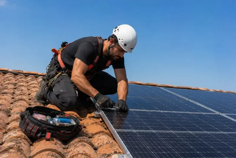 Maintenance et monitoring de panneaux solaires à Trilla