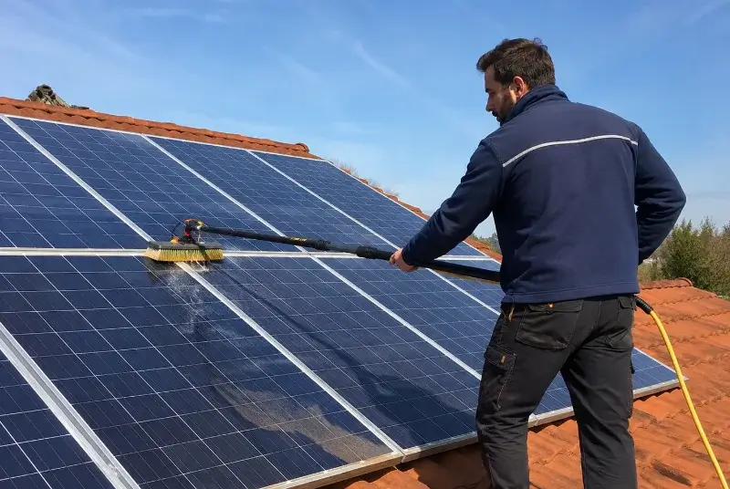 Nettoyage et entretien de panneaux solaires à Trilla